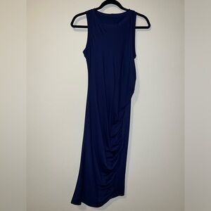 HYLETE BLUE RUCHED DRESS